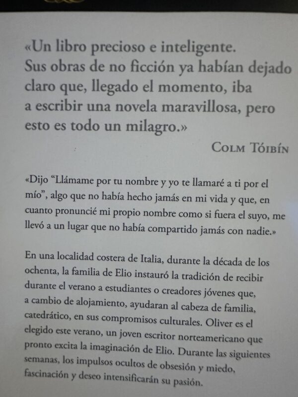 Llámame por tu nombre-André Aciman