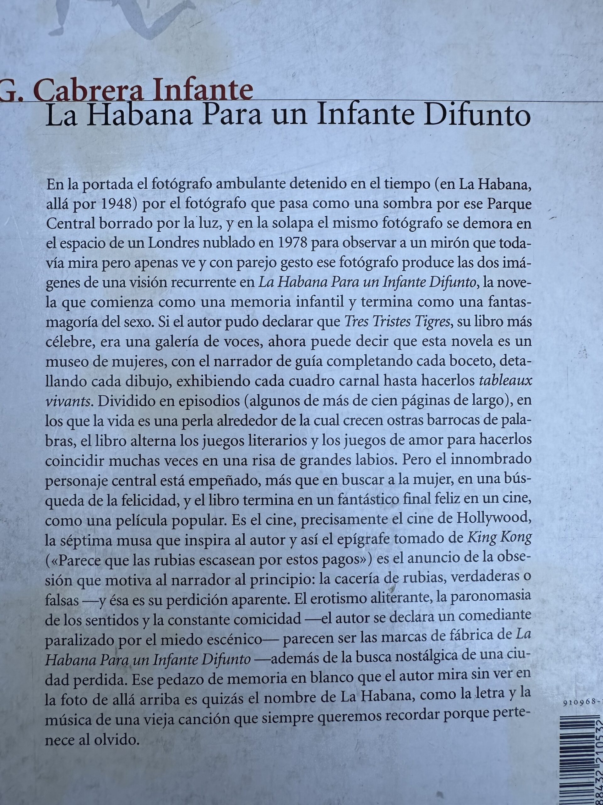 La habana para un infante difunto Guillermo Cabrera Infante - Image 2
