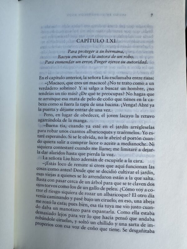 Sueño en el pabellón Cao Xiequin