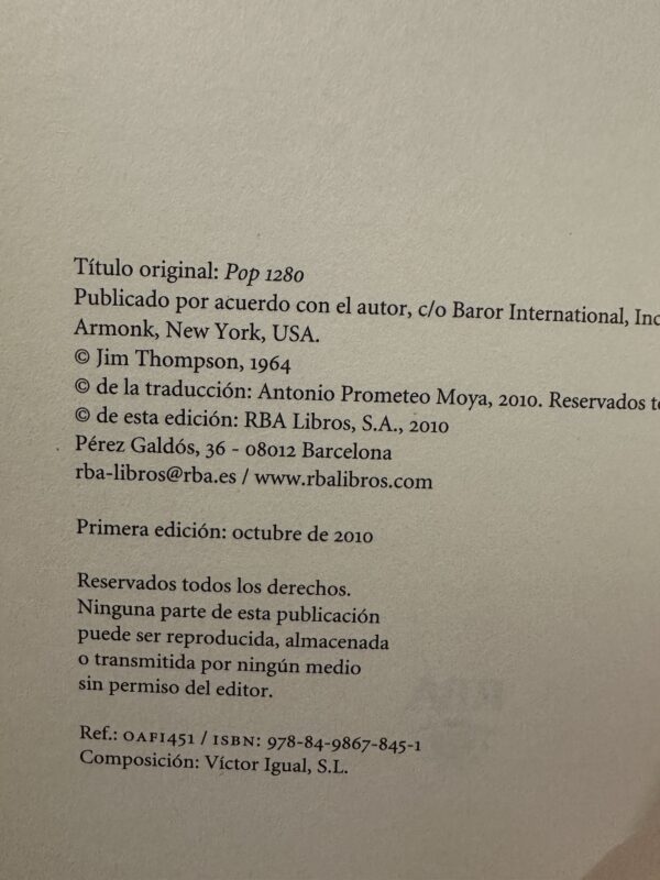 1280 almas Jim Thompson