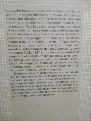 Carlos Gurméndez / Tratado De Las Pasiones