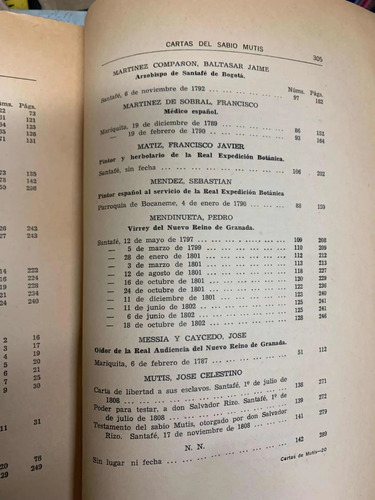 Epistolario De Sabio Mutis Guillermo Hernández De Alba