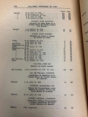 Epistolario De Sabio Mutis Guillermo Hernández De Alba