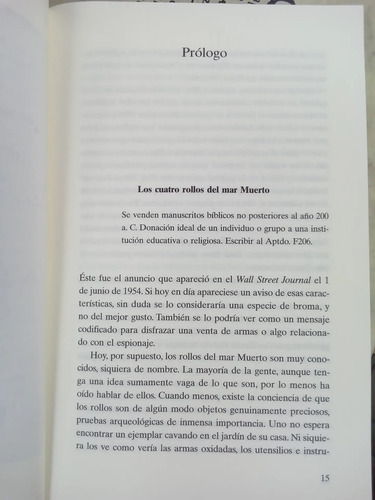 La Conspiración Del Mar Muerto Michael Baigent