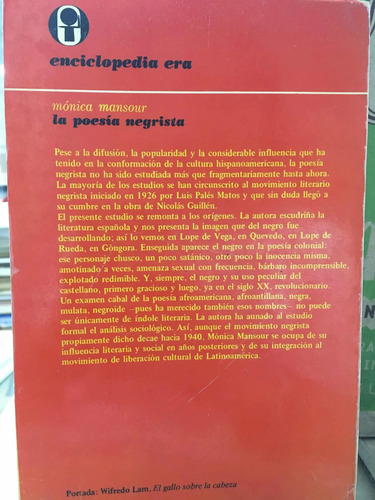 La Poesía Negrista Monica Mansour