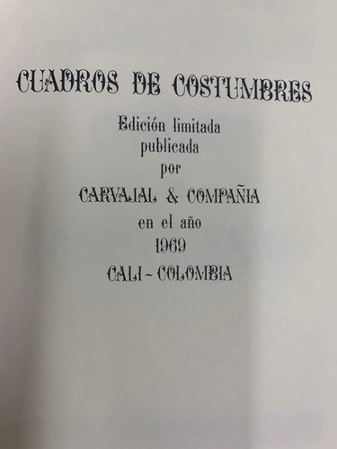 Cuadros De Costumbres