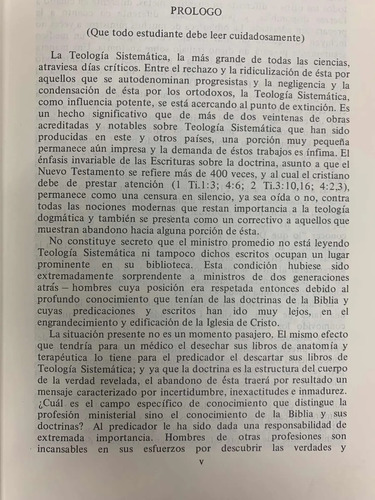 Teología Sistemática Dos Tomos