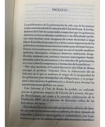 La Capacidad De Gobernar Yehezkel Dror