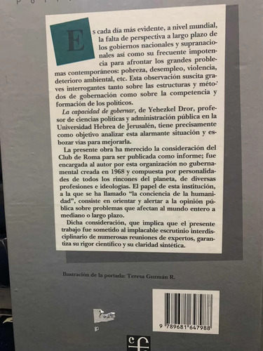 La Capacidad De Gobernar Yehezkel Dror