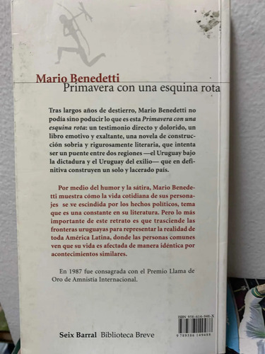Primavera Con Una Esquina Rota Mario Benedetti