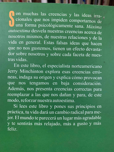 Máxima Autoestima Jerry Minchinton