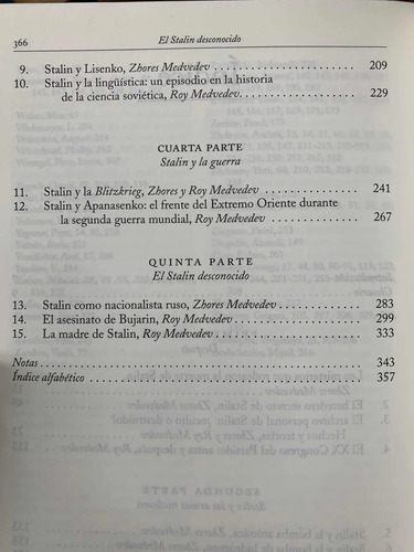 El Stalin Desconocido Zhores Medvedev
