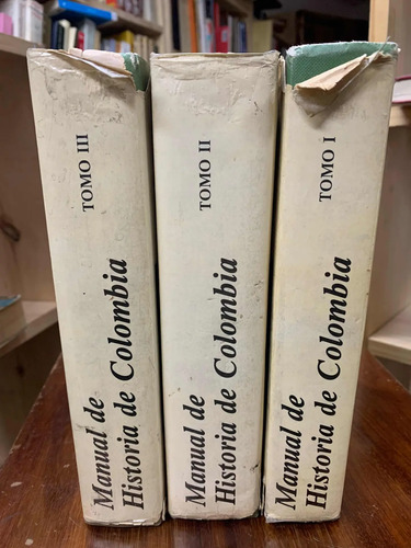 Libro Manual De Historia De Colombia 3 Tomos