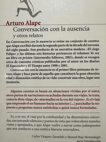 Conversación Con La Ausencia Y Otros Relatos