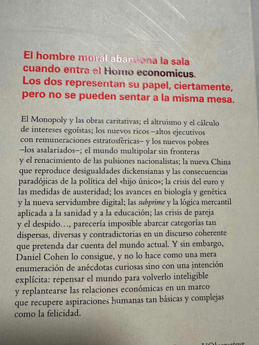 Homo Economicus Daniel Cohen