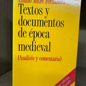 producto_639254541900780411_0 Textos Y Documentos De Época Medieval Emilio Mitre Fernández