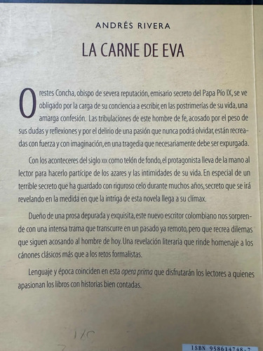 La Carne De Eva Andrés Rivera