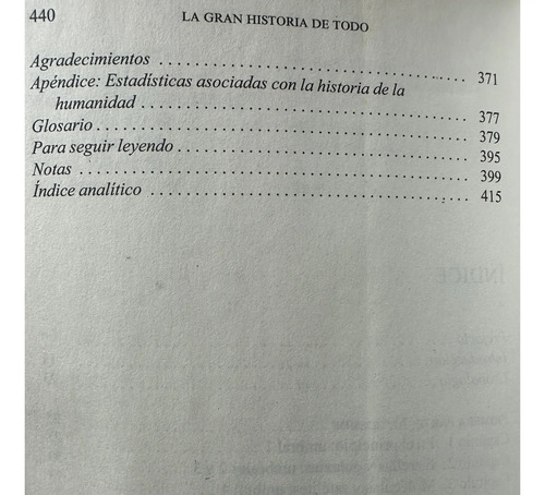Libro La Gran Historia De Todo