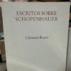 Libro Escritos Sobre Schopenhauer
