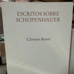 Libro Escritos Sobre Schopenhauer