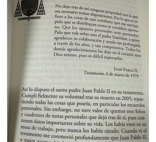 Libro Juan Pablo Ii Cuadernos Personales