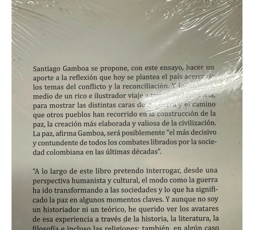 La Guerra Y La Paz Santiago Gamboa