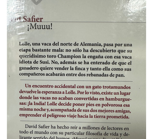 Muuu. David Safier