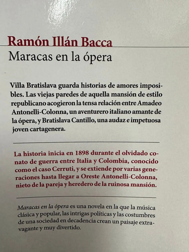 Maracas En La Opera Ramón Illán Bacca