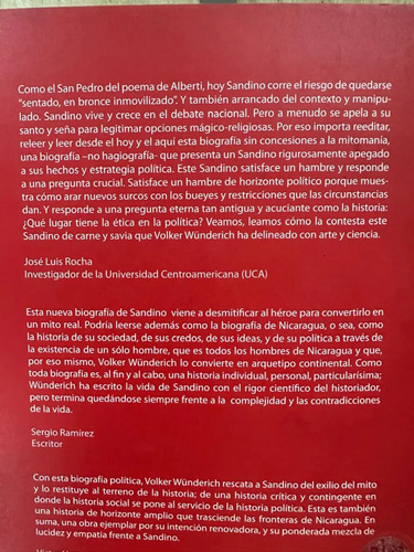 Sandino Una Biografía Volker Wunderich