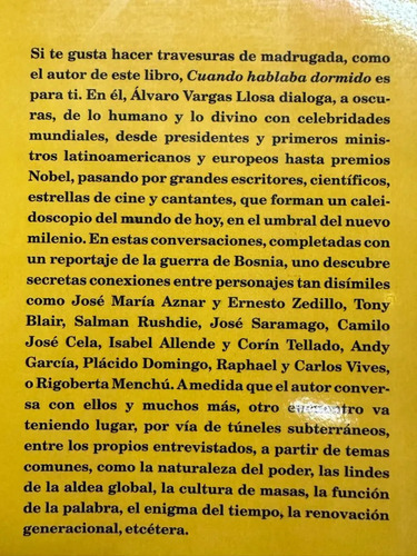 Cuando Hablaba Dormido Mario Vargas Llosa