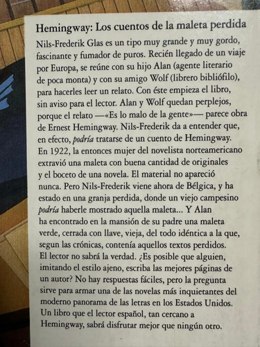 La Maleta De Hemingway Macdonald Harris