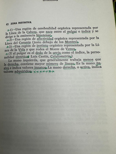 Quirologia Orencia Colomar