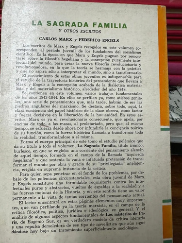 La Sagarda Familia Karl Marx Federico Engels