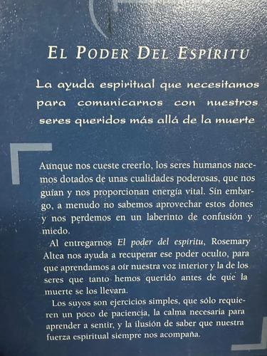 El Poder Del Espíritu Rosemary Altea