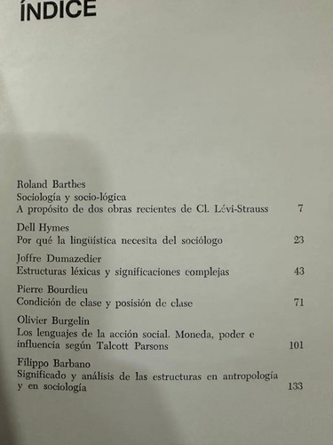 Estructuralismo Y Sociología Olivier Burgelin