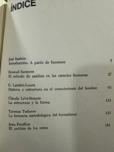 Introdución Al Estructuralismo Renaud Santerre Y Otros