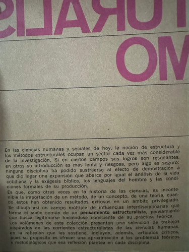 Introdución Al Estructuralismo Renaud Santerre Y Otros