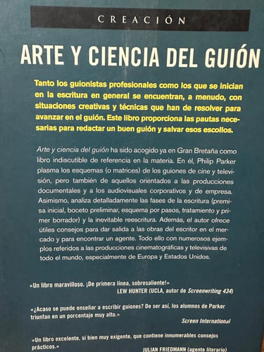 Arte Y Ciencia Del Guíon Philip Parker