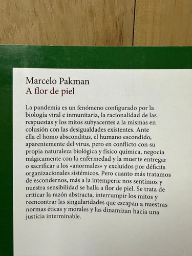 A Flor De Piel Pensar La Pandemia Marcelo Pakman