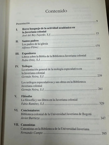 La Biblioteca Colonial De La U. Javeriana José Del Rey-otros