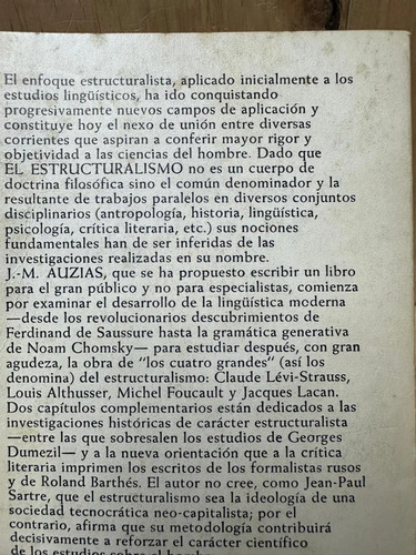 El Estructuralismo Jean-marie Auzias