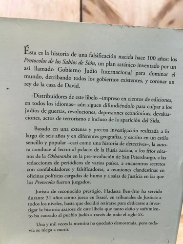 La Mentira Que No Ha Querido Morir Hadassa Ben-itto