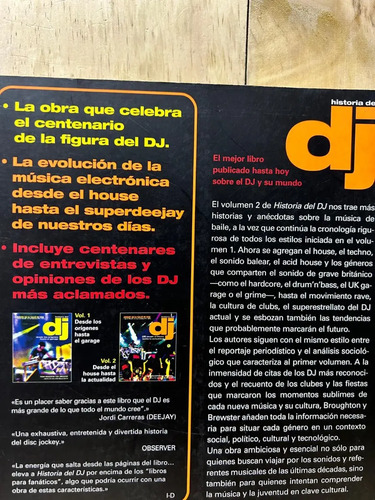 Historia Del Dj Desde Los O. Hasta El Garage Frank Broughton