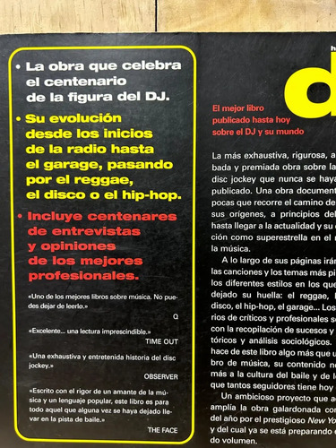 Historia Del Dj Desde Los O. Hasta El Garage Frank Broughton