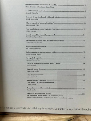 Lo Público Y Lo Privado Trans Univ. Nacional De Colombia