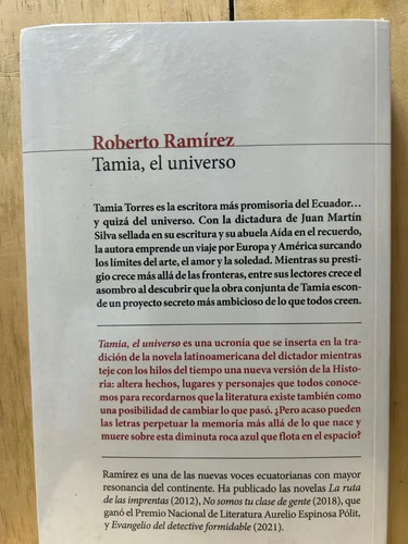 Tamia, El Universo Roberto Ramírez