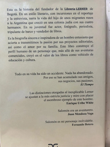 Salomón Lerner Empezar De Nuevo Miguel Ángel Manrique