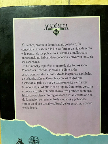Pobladores Urbanos Ciudades Y Espacios-en Busca De Identidad