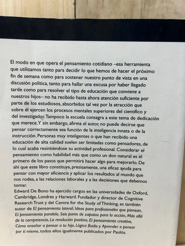 El Pensamiento Práctico Edward De Bono