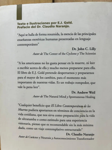 El Libro Contemporaneo De Los Muertos E. J. Gold